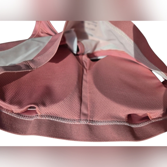 Nike Women's Dri-FIT Indy V-Neck Sports Bra - Desert Berry - XL - NWT - Picture 7 of 7